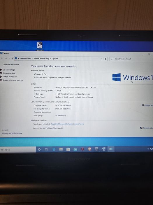 Laptop lenovo ideapad s400