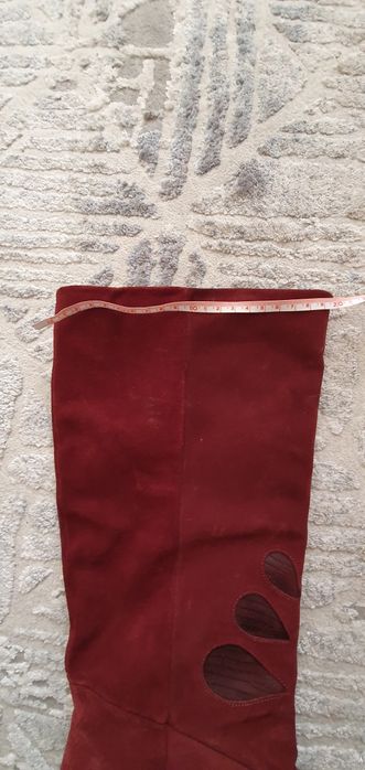 Cizme piele întoarsă