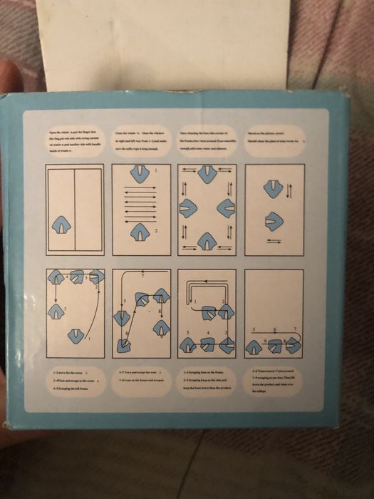 Уред за почистване на прозорци и от двете страни