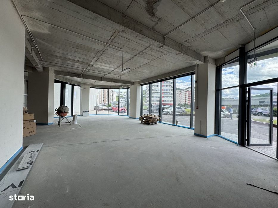 Spatiu comercial de inchiriat, 275 mp, Parter, Vitrina stradala
