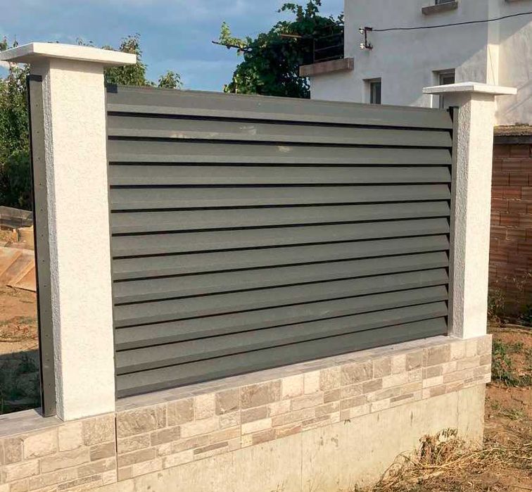 ПРОМОЦИЯ - Метална ограда - тип Щора, ламелна ограда, ограда за двор