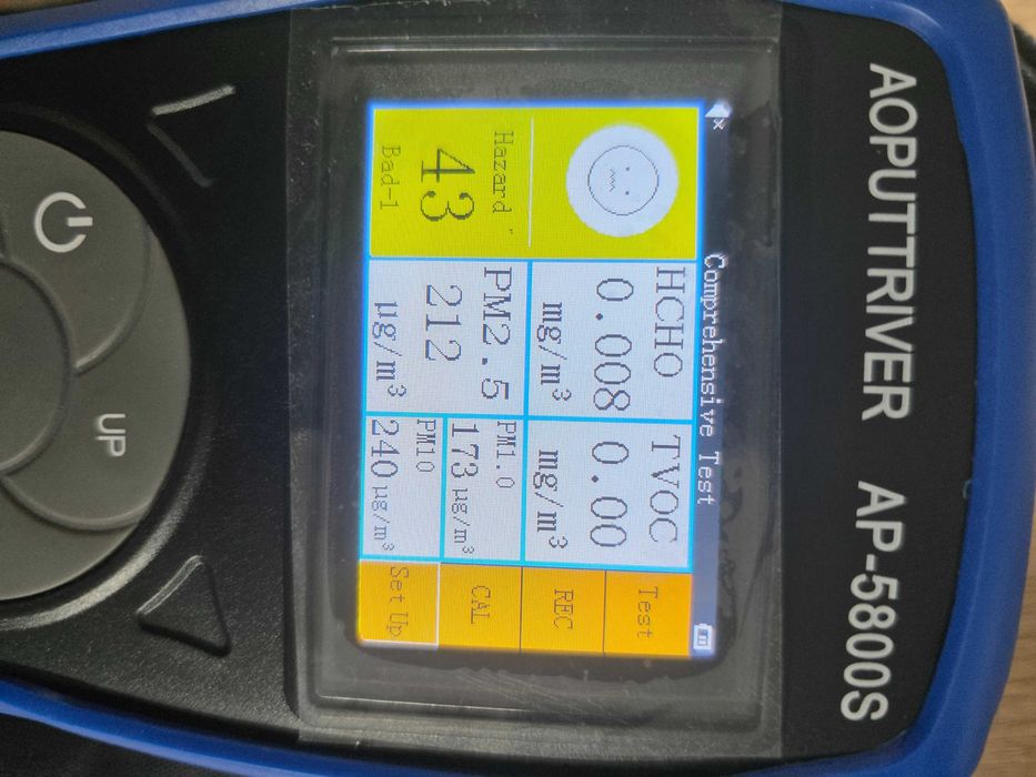 Monitor de calitate a aerului 3 în 1 AP-5800S pentru calitatea aerului