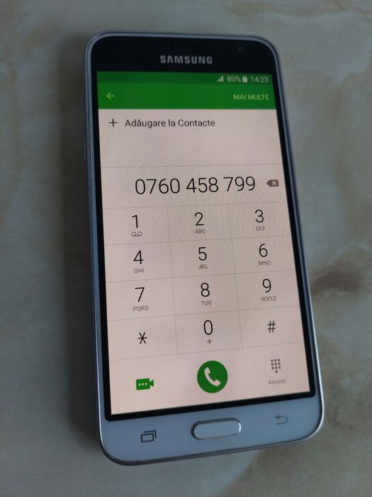 Vând Samsung Galaxy J3 alb, fără probleme, NEcodat //poze reale