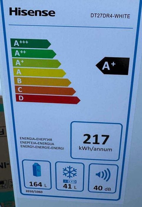 Холодильник Hisense DT27DR4 White 206 л