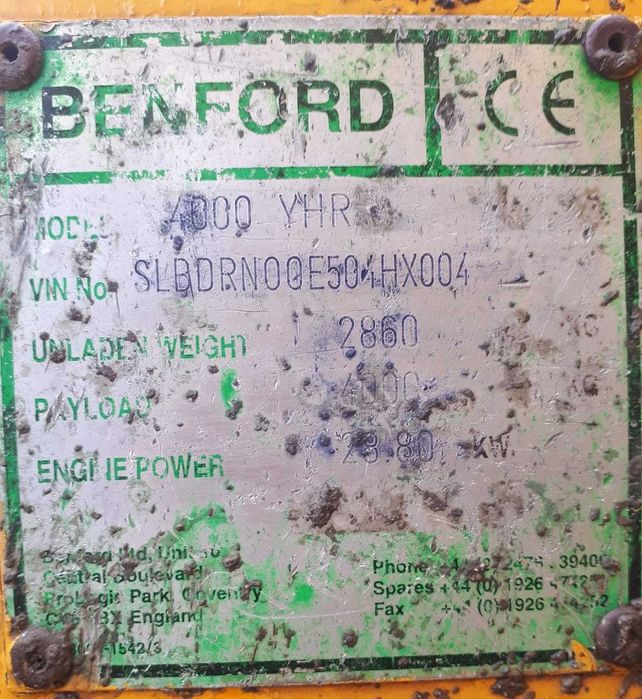 Terex BENFORD PT 4000H