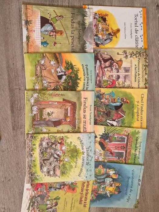 Set 10  cărți Pettson si Findus — Sven Nordqvist, ediții Arthur