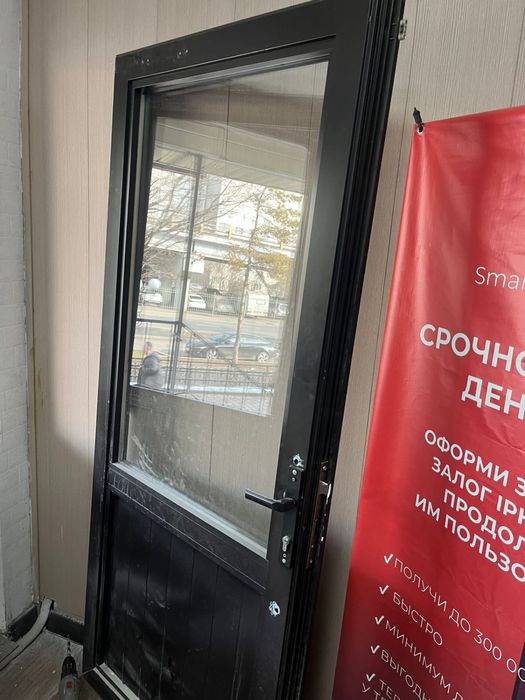 Дверь алюминиевый 2,05*0,95 за 35 тыс тг