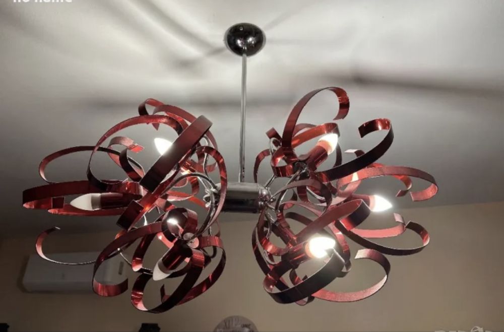 Абажур полилей метален