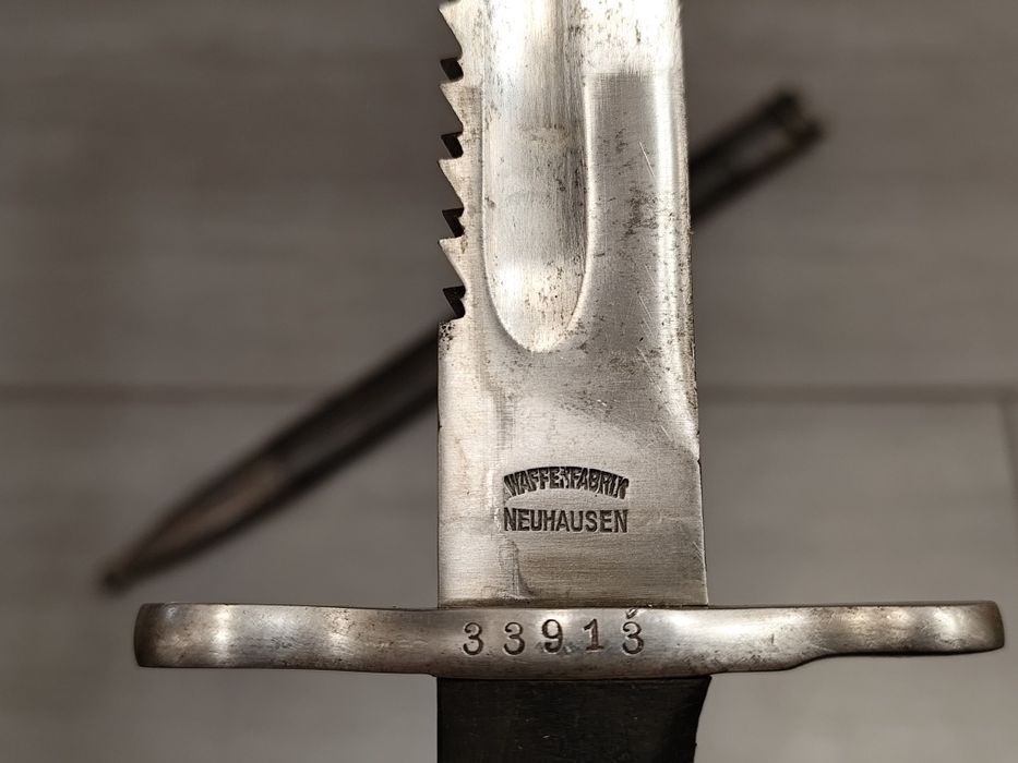 Швейцарски Щик / Байонет / Меч / М1914 Schmidt-Rubin