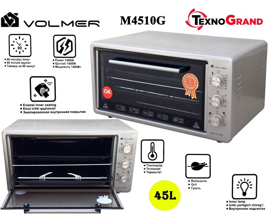 Duxovka,Mini pech,VOLMER 45L