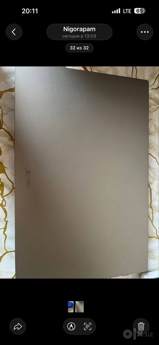 Srochna Acer nootbook sotiladi.