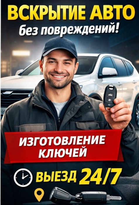 Вскрытие авто без повреждений