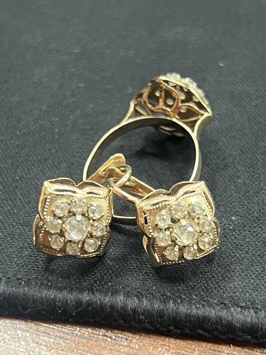 Tilla komplekt uzuk zirak