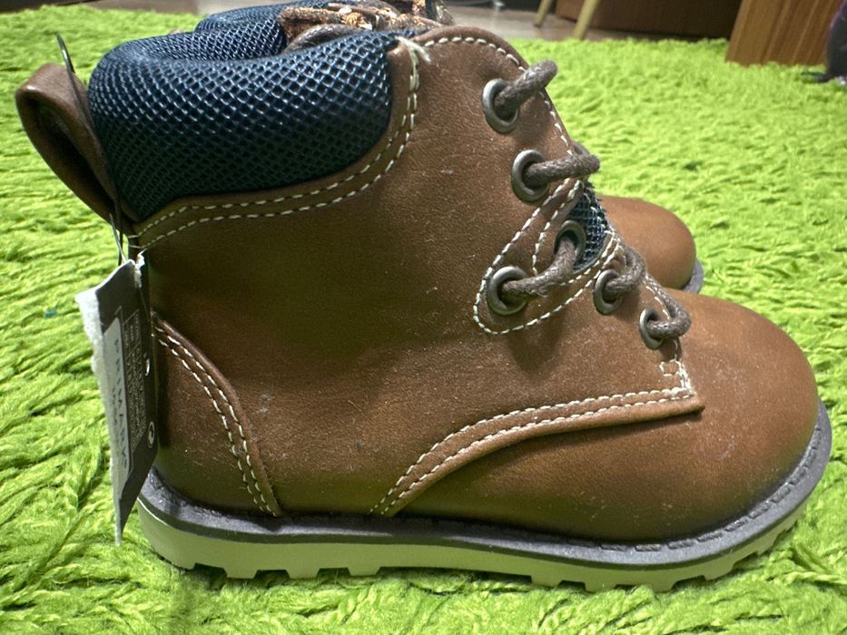 Кафяви детски боти - 23 номер