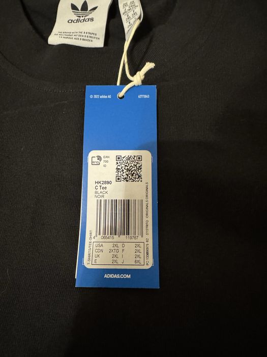 Tricou Adidas 2xl oversized nou,cu eticheta