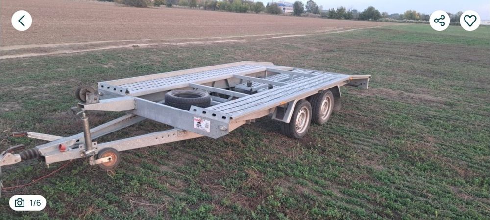 Vând platforma auto de  2000 kg