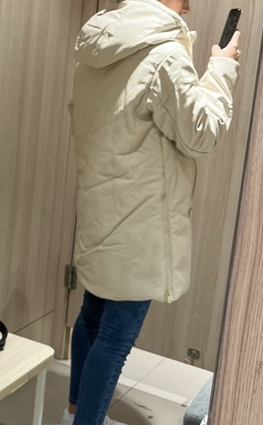 Geaca crem iarna piele