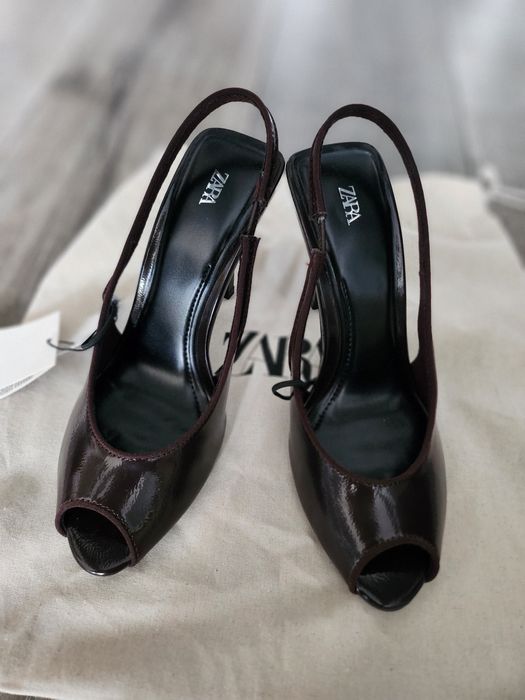 Zara сандали на ток