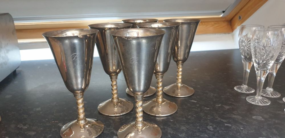 Cupe martini argintat