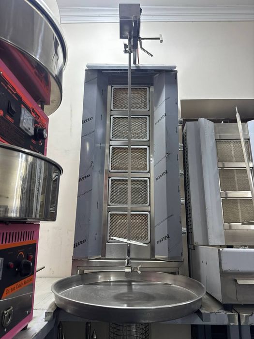 Shovurma aparat barcha turidan Tostir izgira  fast food uchun barchasi