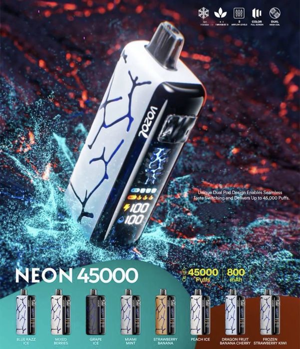 Vape / tigare electronica vozol neon 45000 sau rave , calitate premium