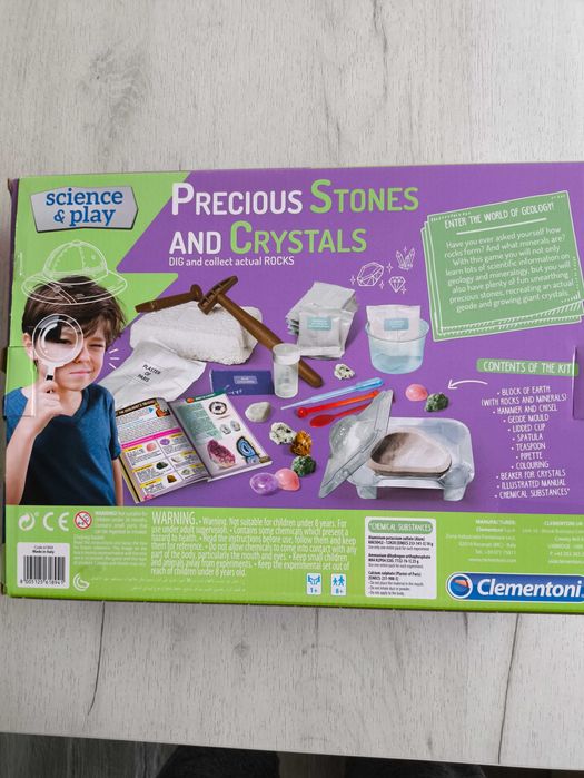 " Скъпоценен "научен комплект кристали,скъпоценни камъни.