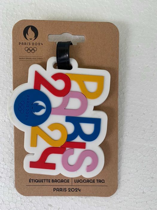 Etichete bagaje oficiale Jocurile Olimpice Paris 2024 cu hologramă