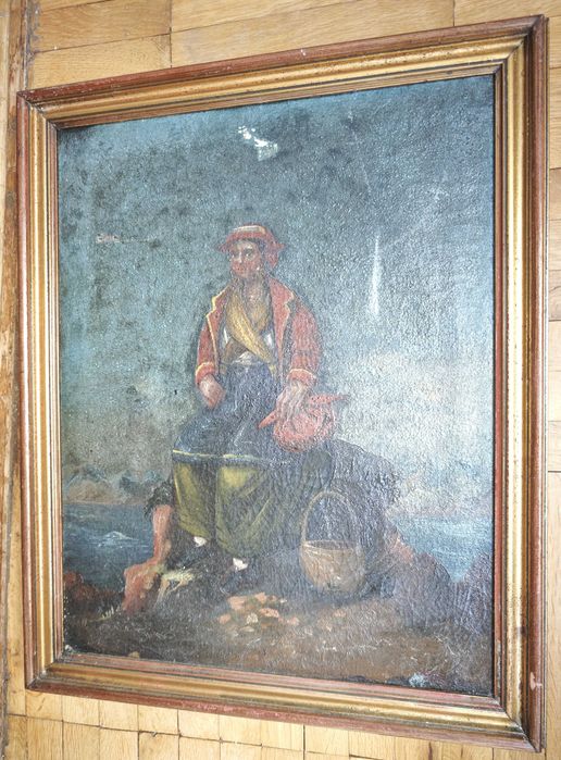 Tablouri in ulei pe panza PESCAR PE TARM