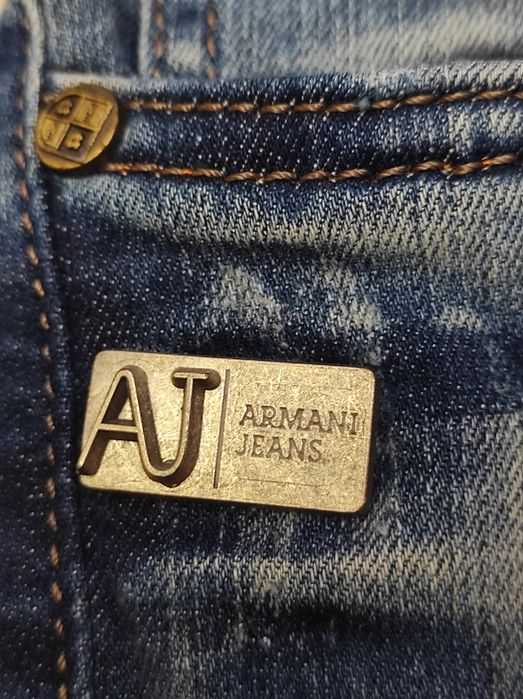 Детски дънки за момиче Emporio Armani