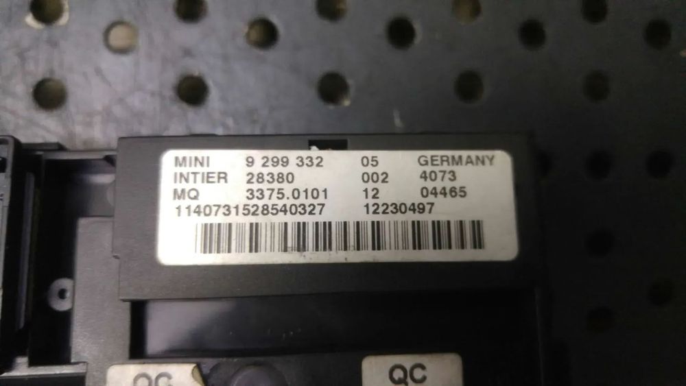 Buton start stop mini countryman r60 9299332 33750101