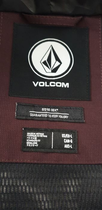 Volcom Gore - Tex Stone Mens Ski + Bord / L  ОРИГИНАЛ! Ски + Борд Яке