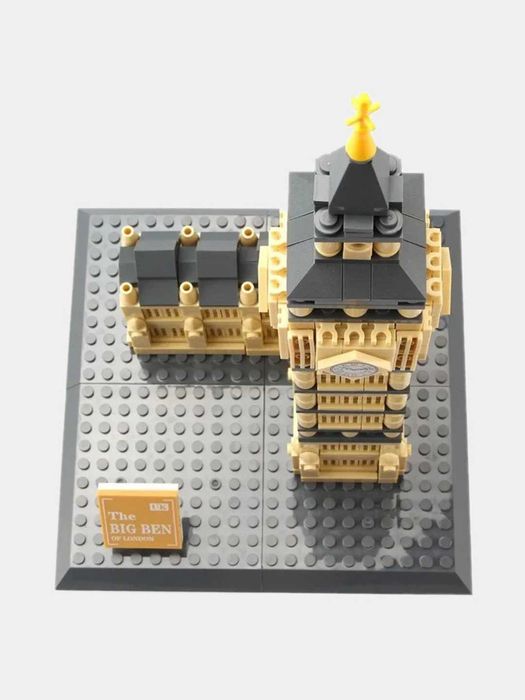 Конструктор Wang «Биг Бен» 890 деталей для детей и всей семьи, tk1