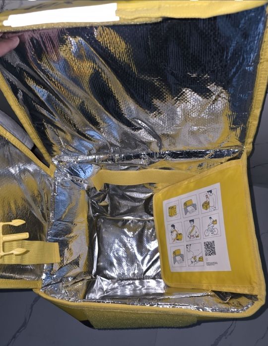 Термо сумка для доставки еды