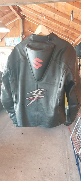 Geaca moto din piele