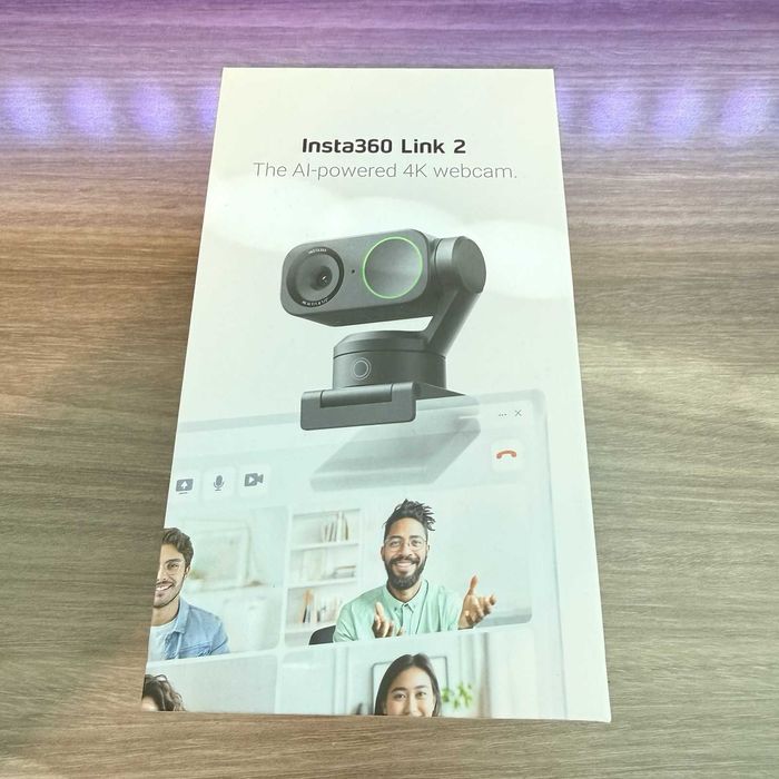 Веб-камера Insta360 Link 2 - PTZ 4K AI Tracking