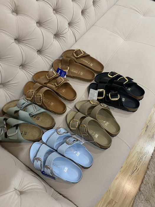 Slapi Brikenstock Piele uleiată si lucioasa 37,39,40 si 41