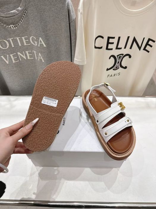 Бели сандали Celine 39/ 40