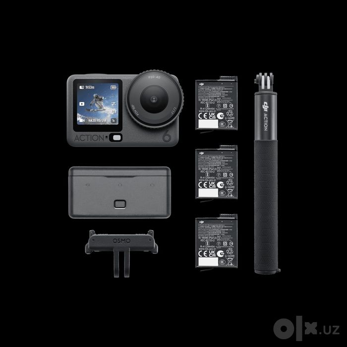 DJI Osmo Action 6 (Adventure Combo to'plami)