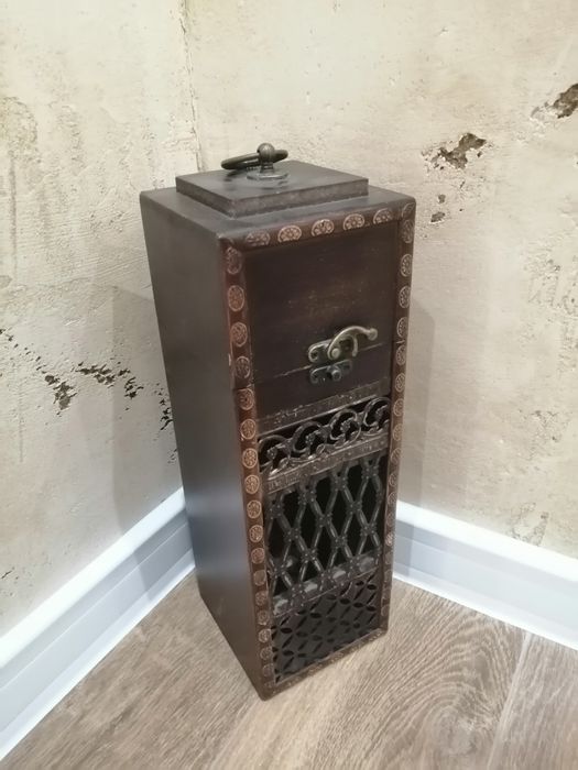 Дървена кутия за бутилка, шише