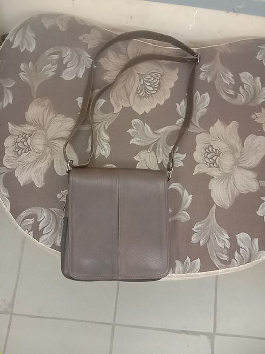 Барсетка кожаная