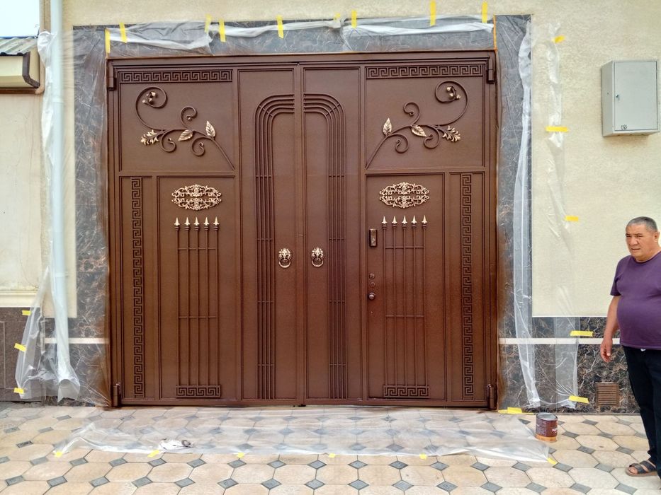 Darvoza reshyotkalarga kraska sepamiz