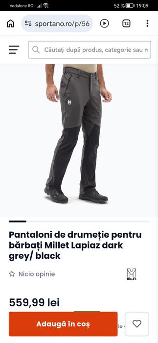 Pantaloni Millet lapiaz 52 L