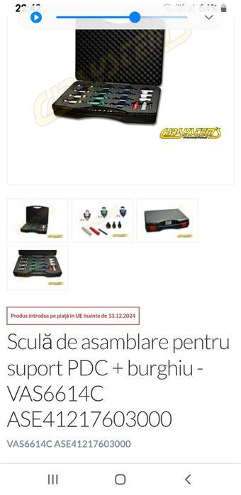 Set auto montare senzori parcare VAS6614C ASE41217603000