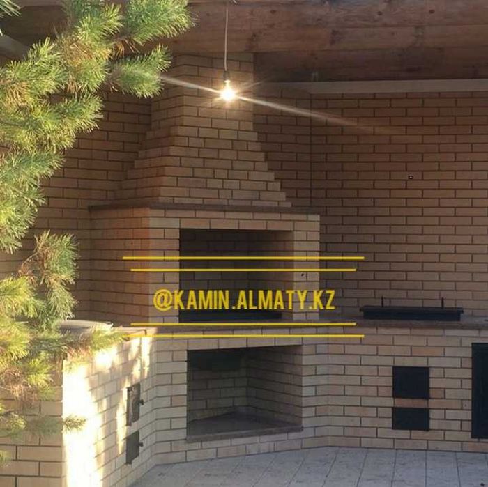 Кирпичный барбекю-комплекс