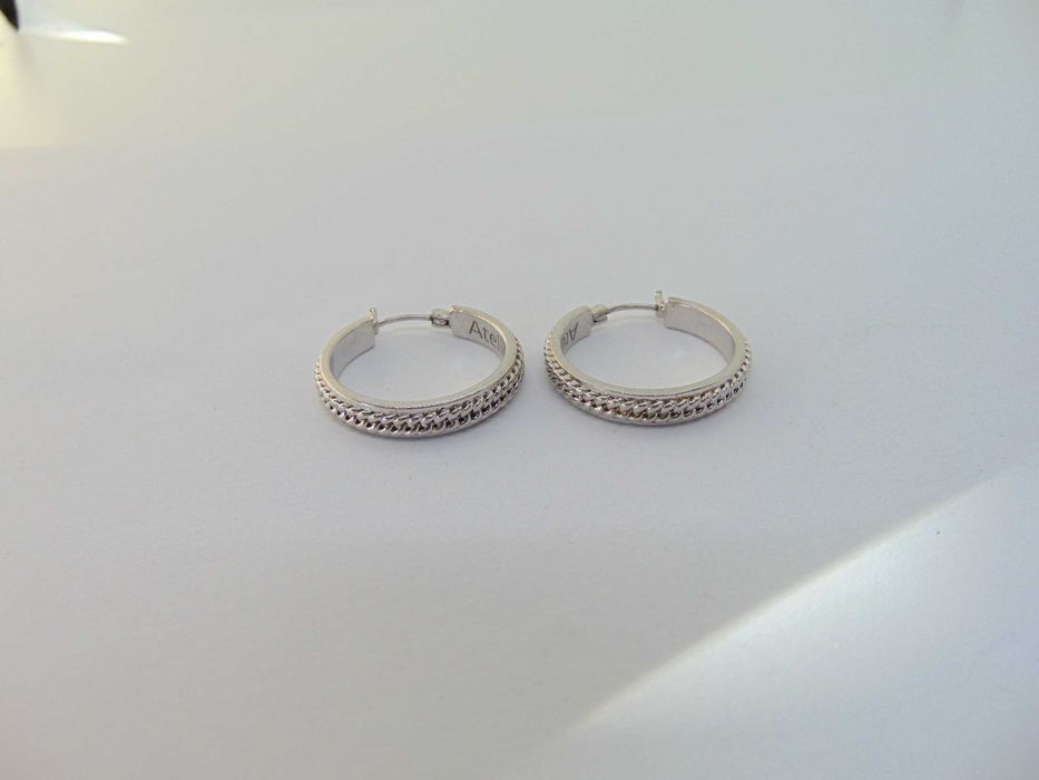 Cercei rotunzi Atelier din argint