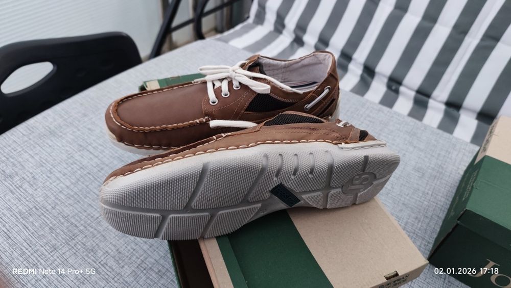 Мъжки обувки от естествена кожа