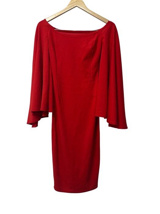 Rochie elegantă, cu umerii goi și mâneci evazate, M, fara defecte