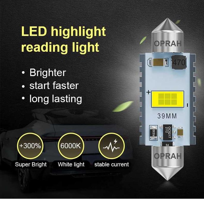 Led интериорни крушки C5W,C10W, Festoon, сулфидки