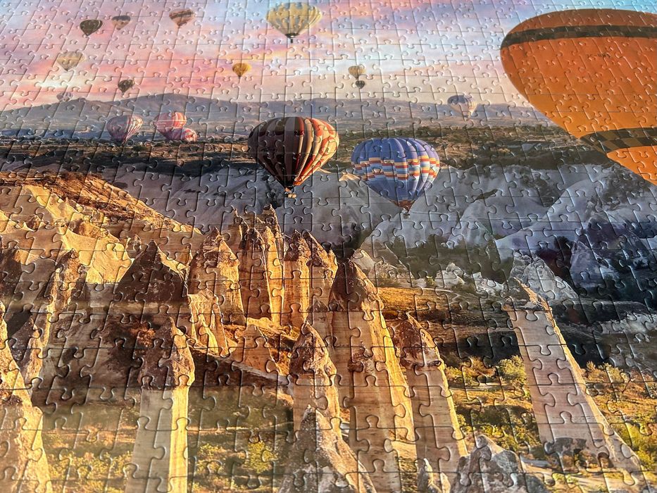 Нареден пъзел в рамка 50х70/1000 части/Кападокия/Подарък