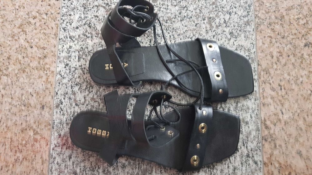 Кожени испански сандали 36 номер